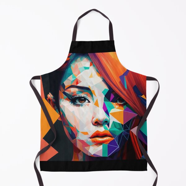 Item preview, Colorful Woman Portrait - Abstract Art designed and sold by Mitch-Angelo.