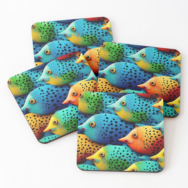 Item preview, Fish lover illustrated tropical salt water freshwater fish tank designed and sold by The Third Eye  Shop.