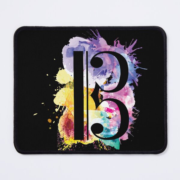 Item preview, Alto Clef Tenor Clef Color Explosion designed and sold by piesdesignart.