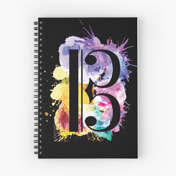 Item preview, Alto Clef Tenor Clef Color Explosion designed and sold by piesdesignart.