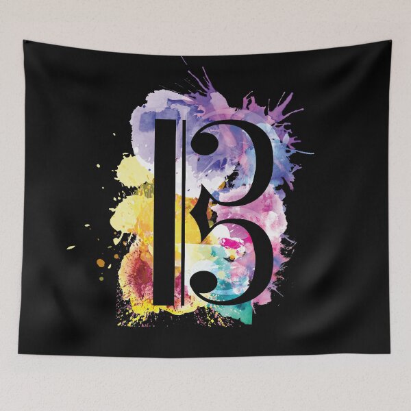 Item preview, Alto Clef Tenor Clef Color Explosion designed and sold by piesdesignart.