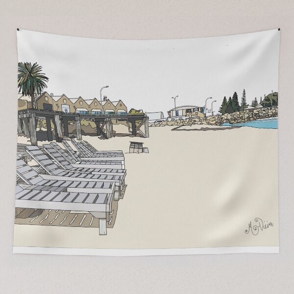 Item preview, Fremantle Bather’s Beach designed and sold by Maggie Vieira.