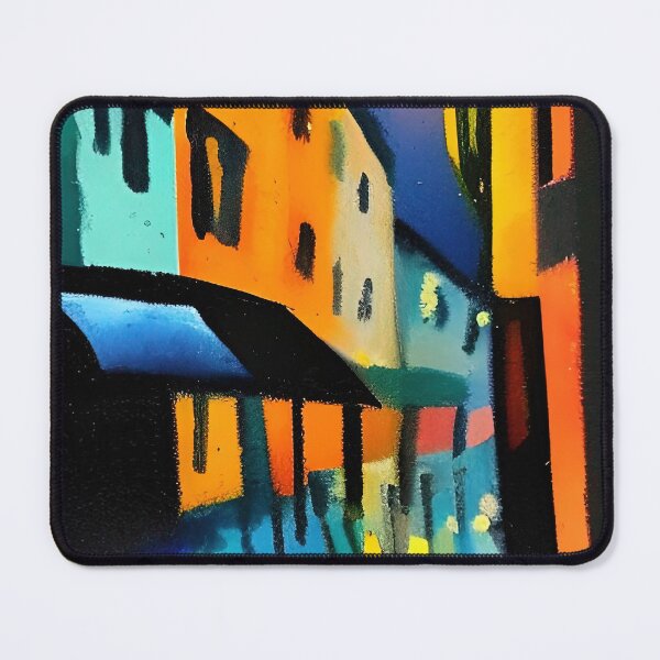 Item preview, Colourful Street at Night designed and sold by Arkneer.