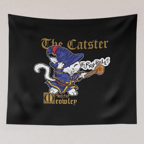 Item preview, The Wizard - Blue Catster - Fantasy Kitten designed and sold by TheMWorld.