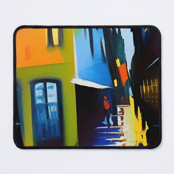 Item preview, Colourful Street at Night designed and sold by Arkneer.