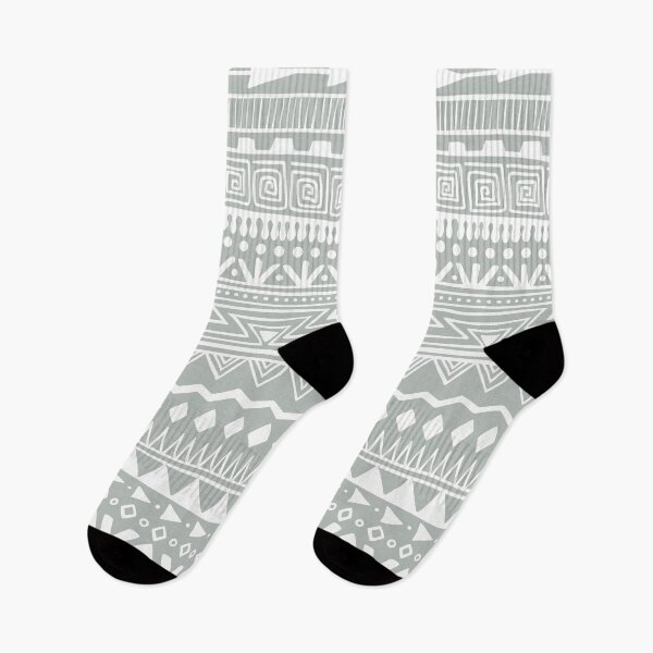 Item preview, Modern boho home mudcloth pattern Misty Blue designed and sold by Ladies-Boutique.