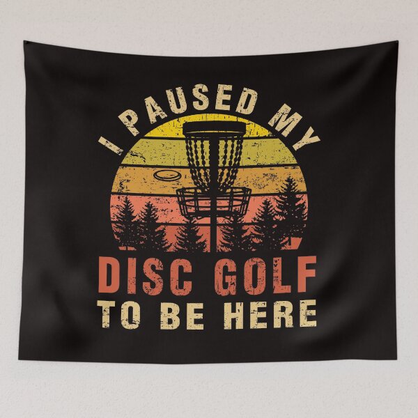Item preview, I Paused My Disc Golf To Be Here Funny Frisbee Golf Golfer designed and sold by Buyeseoshop.