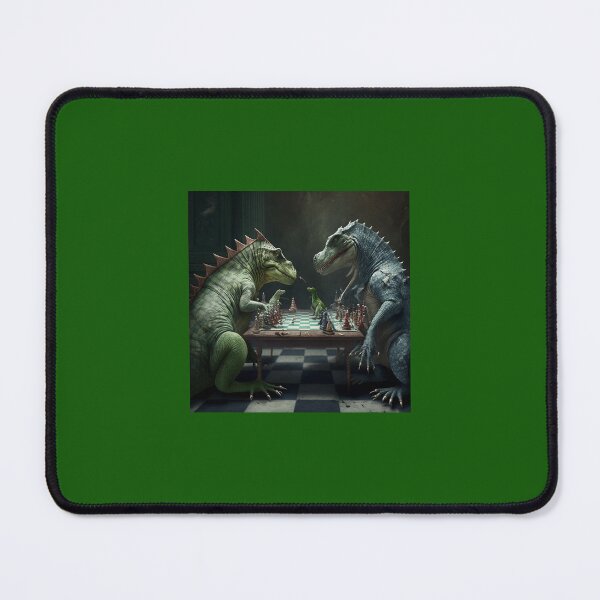 Item preview, Dinosaurs Playing Chess! designed and sold by Bleknervin.