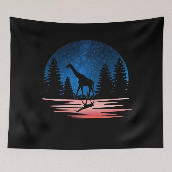 Item preview, Giraffe Art Lover Retro Vintage Design For Animals Lover Cute Giraffe Gift Idea designed and sold by Thecitiesstore.