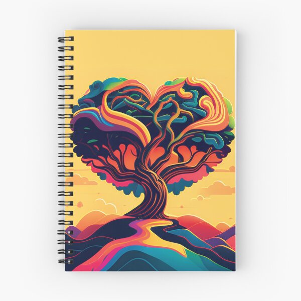 Item preview, Abstract Landscape Heart Tree designed and sold by PhiloSophyEye.