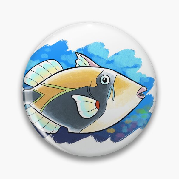 Item preview, Humuhumunukunukuapua'a (Reef Triggerfish) designed and sold by DinoDoggie.