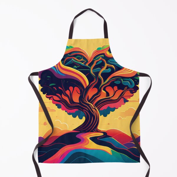 Item preview, Abstract Landscape Heart Tree designed and sold by PhiloSophyEye.