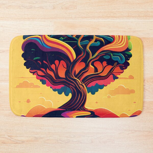 Item preview, Abstract Landscape Heart Tree designed and sold by PhiloSophyEye.