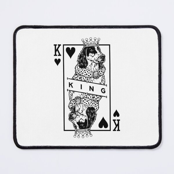 Item preview, English Setter King Of Hearts Funny Dog Lover Pop Art designed and sold by GrandeDuc.