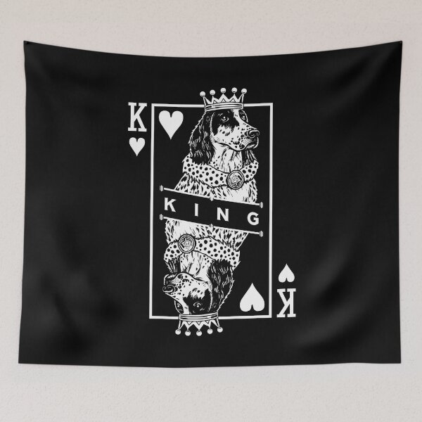 Item preview, English Setter King Of Hearts Funny Dog Lover Pop Art designed and sold by GrandeDuc.