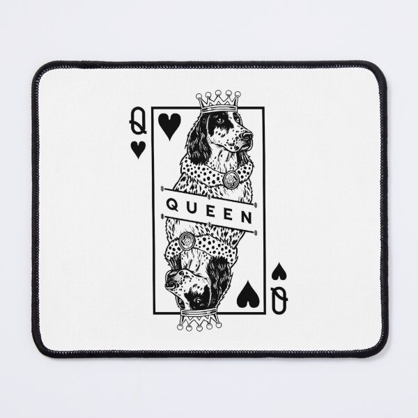 Item preview, English Setter Queen Of Hearts Funny Dog Lover Pop Art designed and sold by GrandeDuc.