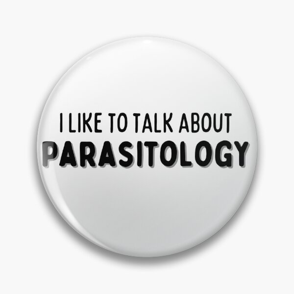 Item preview, I like to talk about parasitology CONVERSATION STARTER designed and sold by sociallyawkw.