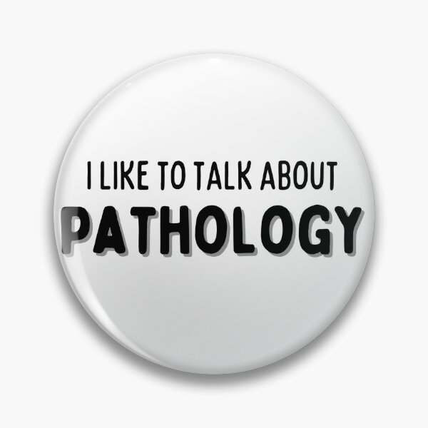 Item preview, I like to talk about pathology CONVERSATION STARTER designed and sold by sociallyawkw.