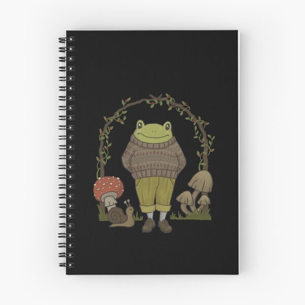 Item preview, Goblincore Toad in Hipster: Dark Academia Frog in Vintage Sweater Embodying Cottagecore, Emo Grunge Fairycore Aesthetics, and Psychedelic Fantasy Garden designed and sold by MinistryOfFrogs.