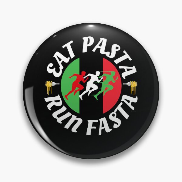 Item preview, Eat Pasta Run Fasta Carb Loading Funny Italian designed and sold by SaintMari.