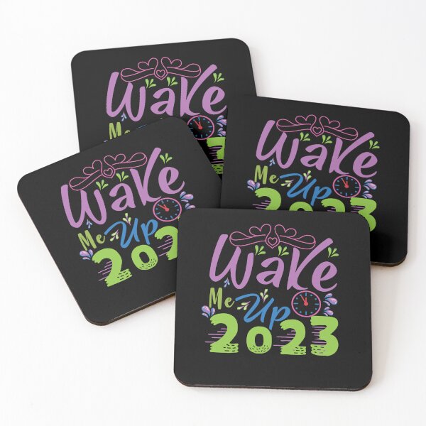 Item preview, Wake Me Up 2023. New Year Quotes designed and sold by EmmaBazz.