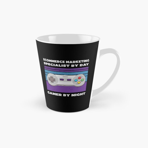 Item preview, Ecommerce marketing specialist by day gamer by night, funny games lovers, humor, joke, meme, gamer worker, ecommerce marketing specialist job, marketing department designed and sold by SGS-.