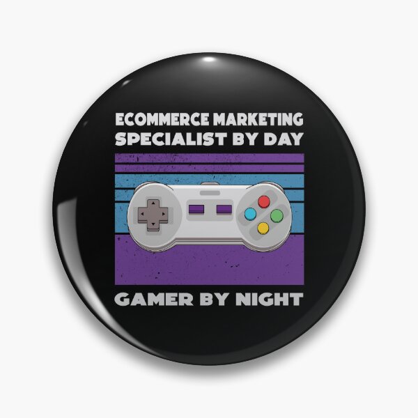 Item preview, Ecommerce marketing specialist by day gamer by night, funny games lovers, humor, joke, meme, gamer worker, ecommerce marketing specialist job, marketing department designed and sold by SGS-.