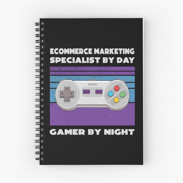 Item preview, Ecommerce marketing specialist by day gamer by night, funny games lovers, humor, joke, meme, gamer worker, ecommerce marketing specialist job, marketing department designed and sold by SGS-.