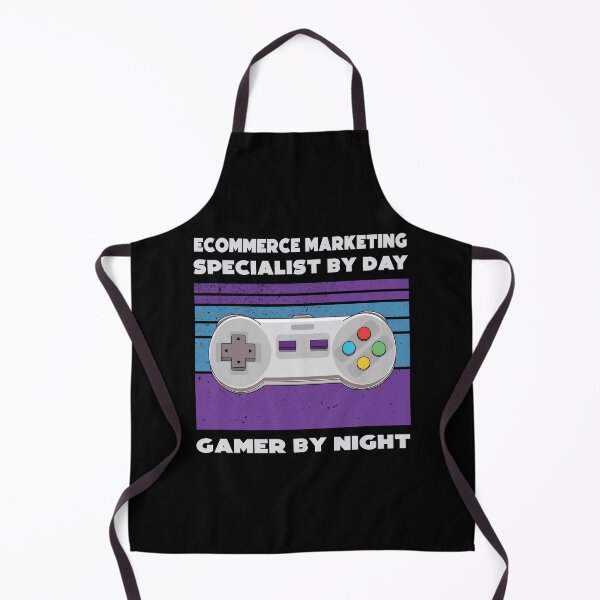 Item preview, Ecommerce marketing specialist by day gamer by night, funny games lovers, humor, joke, meme, gamer worker, ecommerce marketing specialist job, marketing department designed and sold by SGS-.