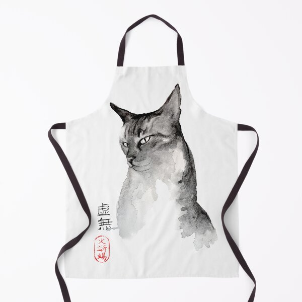Item preview, Watercolor Cat design in Zen style designed and sold by ArtProvocation.