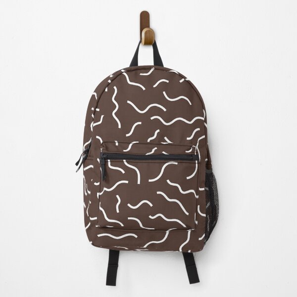 Item preview, Dark Brown Squiggly Lines patterns,minimal,simple,minimalist, designed and sold by Tamas Das.