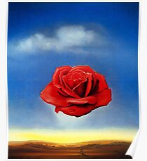Die meditative Rose-Salvador Dali Poster