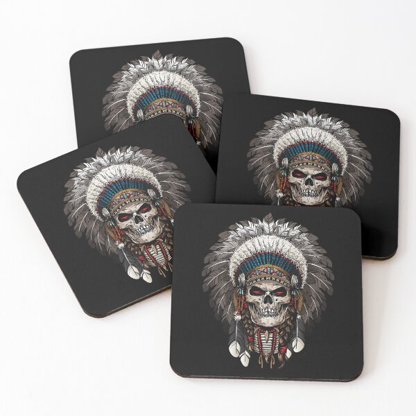 Item preview, Ancient Indian Chief Skull designed and sold by eskitus2020.