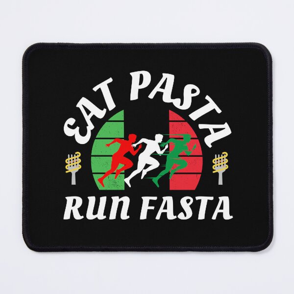 Item preview, Eat Pasta Run Fasta Carb Loading Funny Italian designed and sold by SaintMari.
