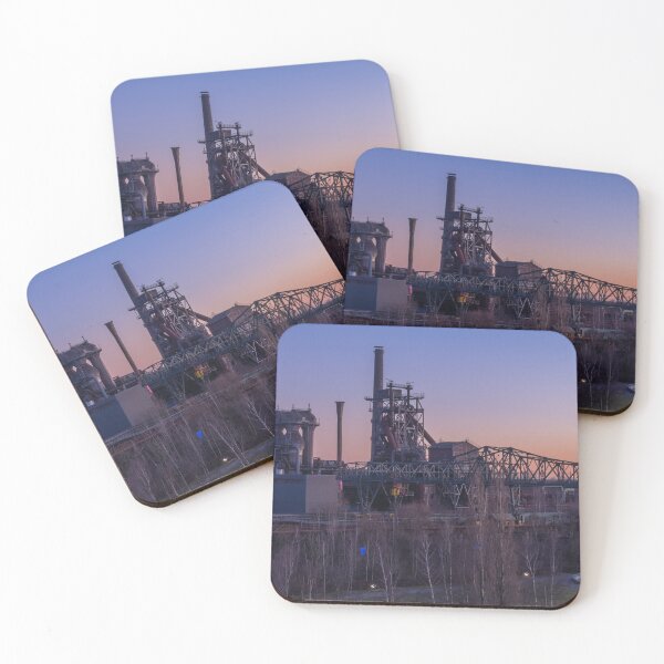 Item preview, Industrial backdrop in the evening light designed and sold by kohlenjunge.