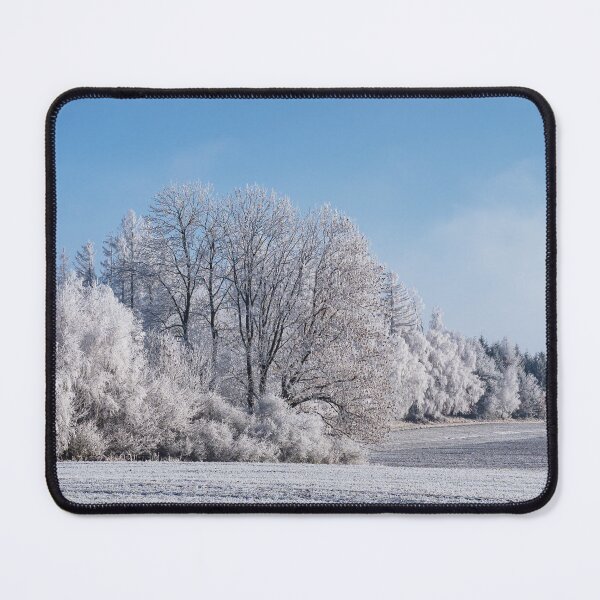 Item preview, Winter landscape with trees covered with hoarfrost designed and sold by LubosChlubny.