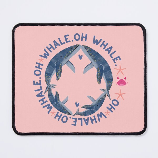 Artikelvorschau, Oh Lovely Whale Lustiges Sprichwort-Wortspiel von Oh Well- Ich liebe Wale entworfen und verkauft von LILY ROSE.