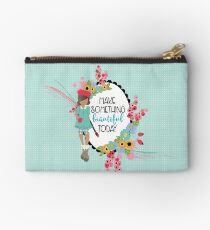 Make Something Beautiful, Dark skin Tone Studio Pouch