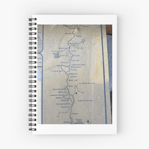 Item preview, map of hiking trail designed and sold by barbich.