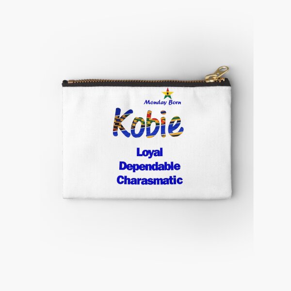 Item preview, Monday Born Ghanaian Male Name 'Kobie' in Blue designed and sold by WhoWeAre.