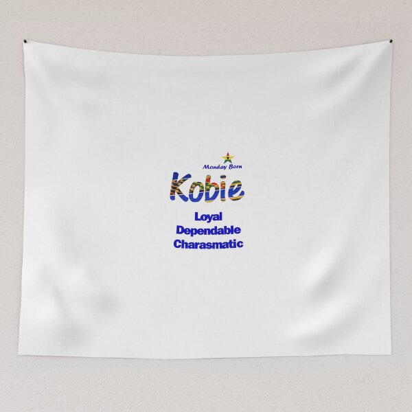 Item preview, Monday Born Ghanaian Male Name 'Kobie' in Blue designed and sold by WhoWeAre.