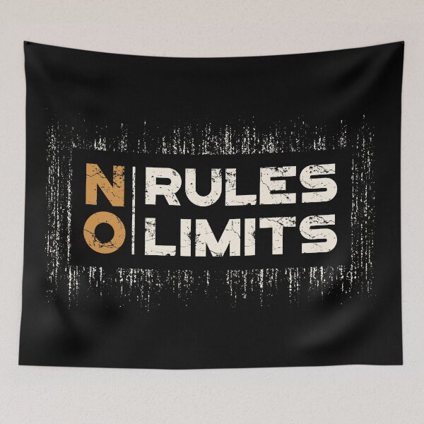 Item preview, No Rules and No Limits designed and sold by Eskitus Fashion.