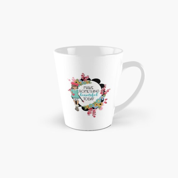 Make Something Beautiful, Dark Skin Tone Tall Mug