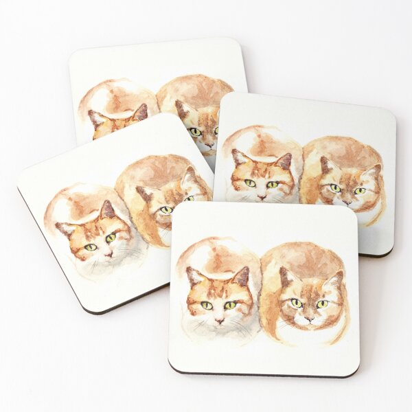 Item preview, Watercolor Red Cats design designed and sold by ArtProvocation.