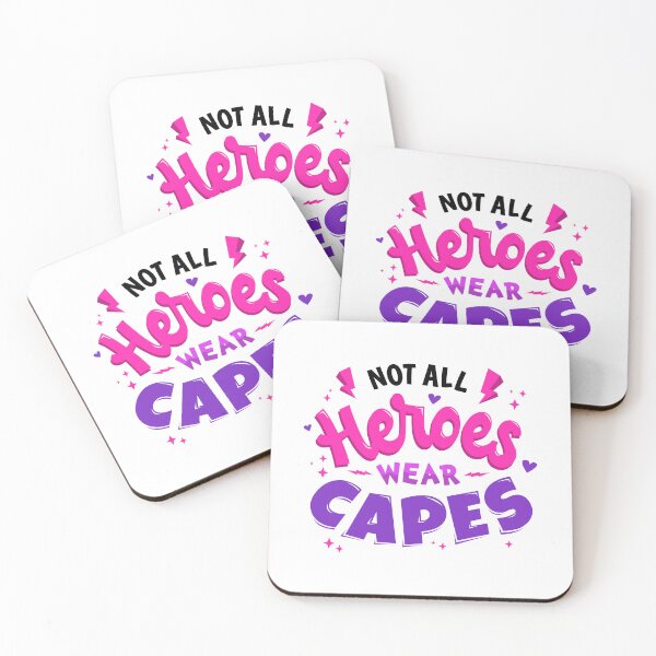 Item preview, Not All Heroes Wear Capes designed and sold by Joy Poddar.
