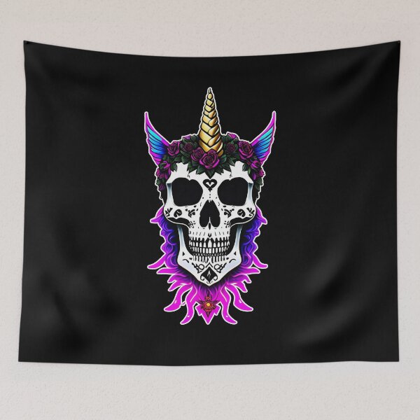 Item preview, Dia de los muertos "...Unicorn Skeleton...01 S40" designed and sold by CreArtorium.