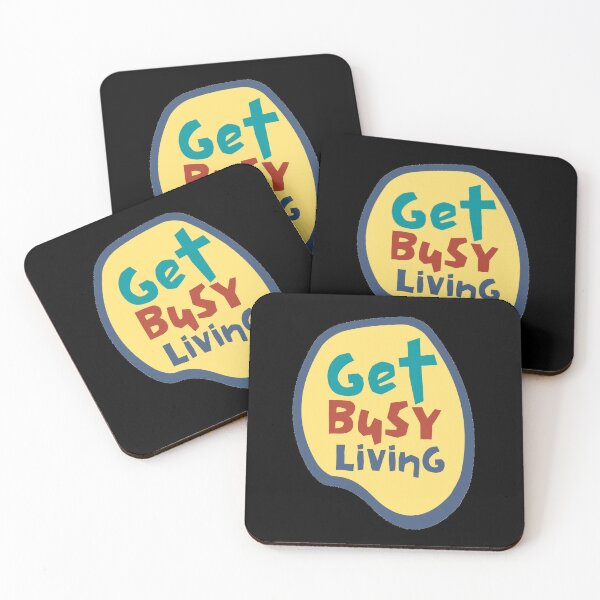 Item preview, Get Busy Living designed and sold by Joy Poddar.