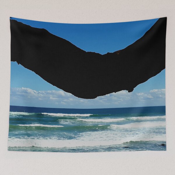 Item preview, Nature Vibes Coastal Décor 2 of 4 - Tree Branch Silhouette - Ocean - Sky designed and sold by Beachy.