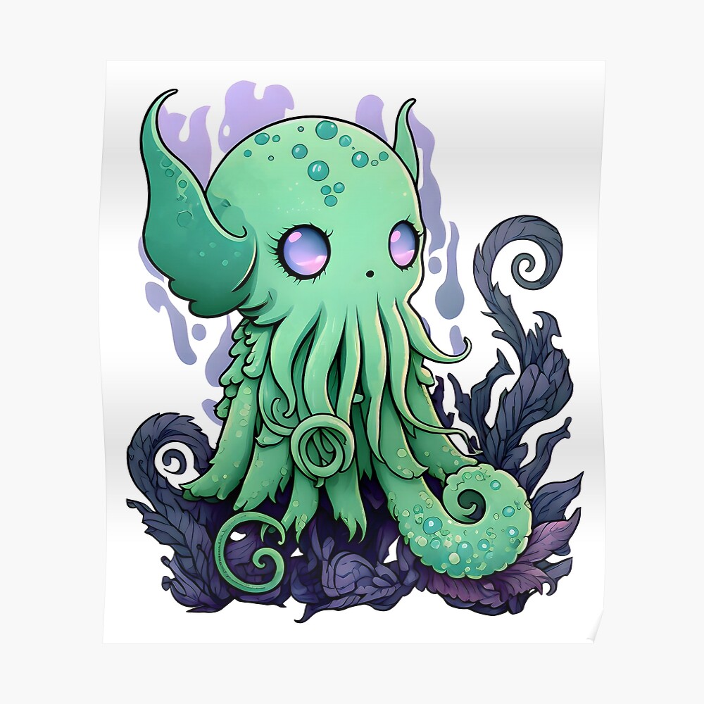 cute little anthropomorphic cthulhu cute and adorable, | Stable Diffusion |  OpenArt