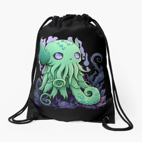 Item preview, Kawaii Cthulhu | Lovecraft Creature | Cute Cthulhu  designed and sold by PandorasBoxy.